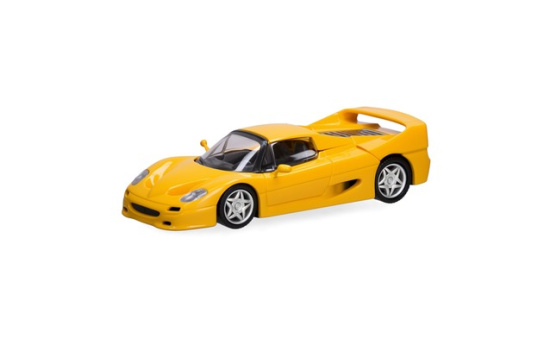 Herpa 025485-003 Ferrari F50 (Motorabdeckung zum Öffnen), gelb (giallo modena) - Vorbestellung 1:87