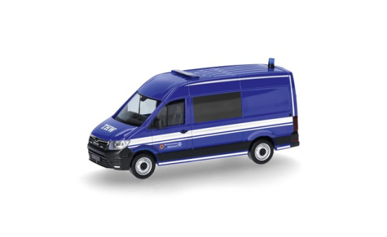 Herpa 099417 MAN TGE Halbbus Hochdach Mannschaftstransportwagen-Fachgruppe 