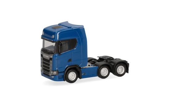 Herpa 307543-006 Scania CS 20 Hochdach Zugmaschine 3achs (6x2), blau - Vorbestellung 1:87