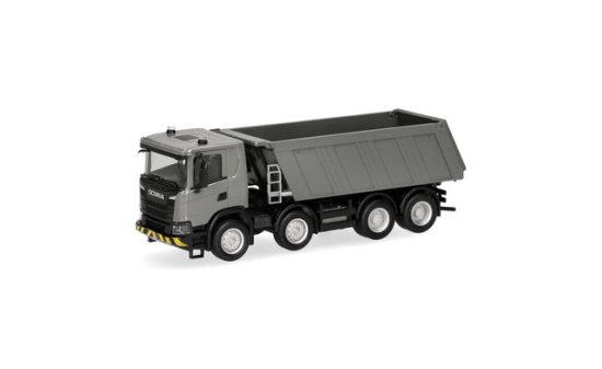 Herpa 321402 Scania XT 17 Kipp-LKW 4achs, grau-gelb - Vorbestellung 1:87