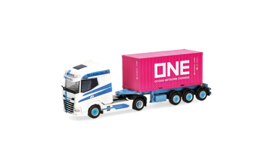 Herpa 321563 DAF XG+ Container-Sattelzug 