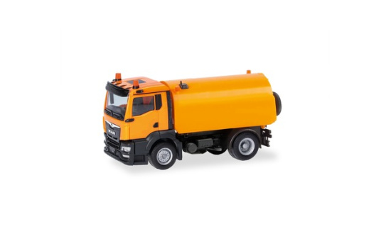 Herpa 321617 MAN TGS NN Kehrmaschine, kommunalorange - Vorbestellung 1:87