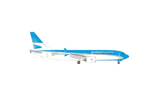 Herpa 539081 Aerolíneas Argentinas Boeing 737 Max 8 LV-KKE - Vorbestellung 1:500