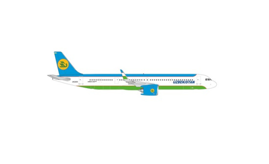 Herpa 539197 Uzbekistan Airways Airbus A321neo UK32105 - Vorbestellung 1:500