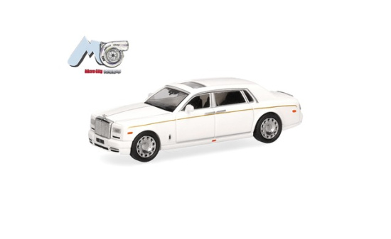 Micro City 87MC000065 MicroCity: Rolls Royce Phantom, weiß - Vorbestellung 1:87