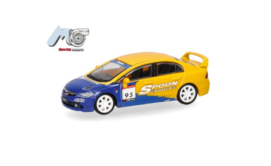 Micro City 87MC000090 MicroCity: Honda Civic FD2, gelb, blau - Vorbestellung 1:87