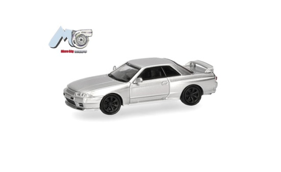 Micro City 87MC000092 MicroCity: Nissan Skyline GTR32, silber - Vorbestellung 1:87