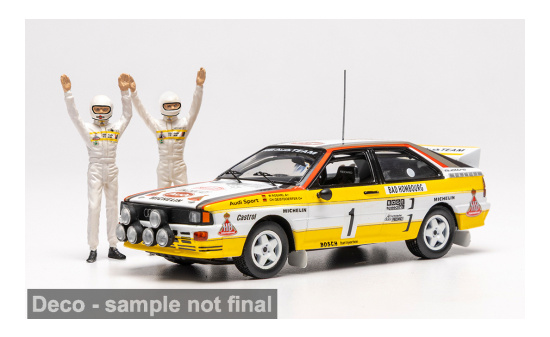 IXO IXOSPRM002-84 Audi quattro A2 - Rally Monte Carlo - W.Röhrl - C.Geistdörfer - Vorbestellung 1:43