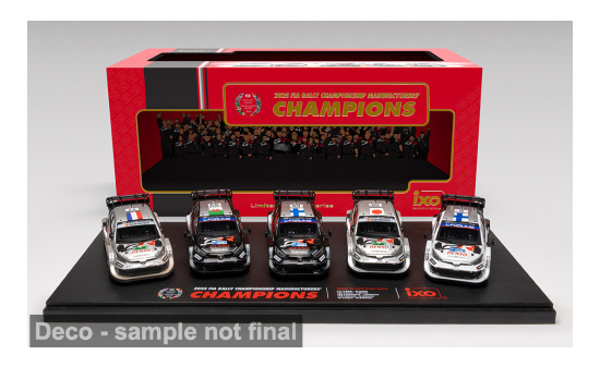 IXO IXORAM1014SET5.22 Toyota GR Yaris Rally1 - Rally Saudi Arabia - Vorbestellung 1:43