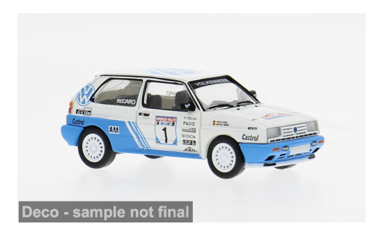 PCX87 PCX871596 VW Rallye Golf - Hunsrück Rallye - E.Weber - M.Hiemer - Vorbestellung 1:87