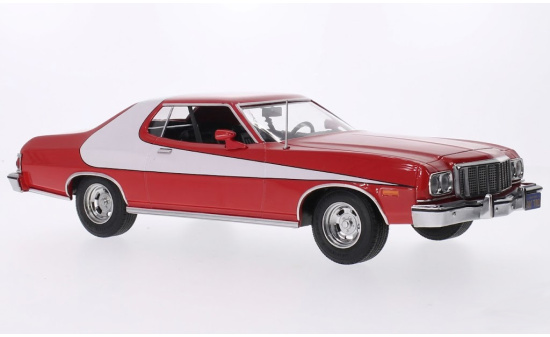 MCG MCG181005 Ford Gran Torino - rot , weiss - Vorbestellung 1:18