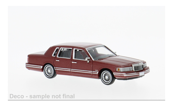 PCX87 PCX870909 Lincoln Town Car - dunkelrot (Metallic) - Vorbestellung 1:87