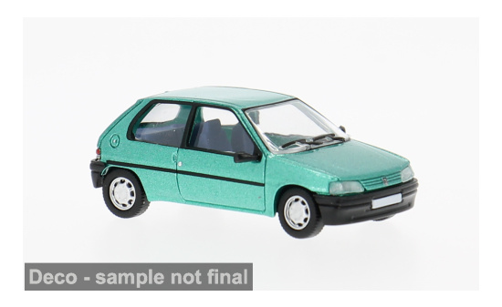 PCX87 PCX870749 Peugeot 106 - grün (Metallic) - Vorbestellung 1:87