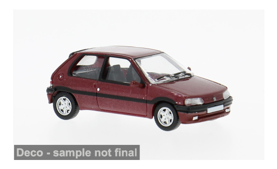 PCX87 PCX870750 Peugeot 106 XSI - dunkelrot (Metallic) - Vorbestellung 1:87