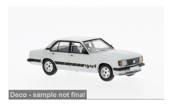 PCX87 PCX871693 Opel Ascona B Sport - silber , Dekor - Vorbestellung 1:87