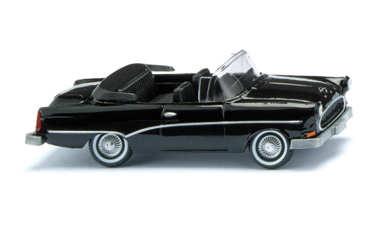 Wiking 008038 Opel Rekord P1 Cabrio - schwarz 1:87
