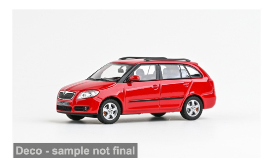 Abrex ABR143AB-009B Skoda Fabia II Combi - rot - Vorbestellung 1:43