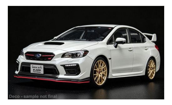 Sun Star SUN5559 Subaru WRX STI EJ20 - weiss (Metallic) - Vorbestellung 1:18