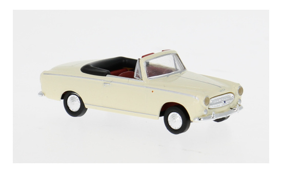 Brekina BRE29163 Peugeot 403 Cabriolet - weiss 1:87