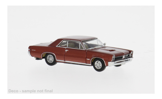 Brekina BRE18101 Pontiac GTO Coupe - rot (Metallic) - Vorbestellung 1:87