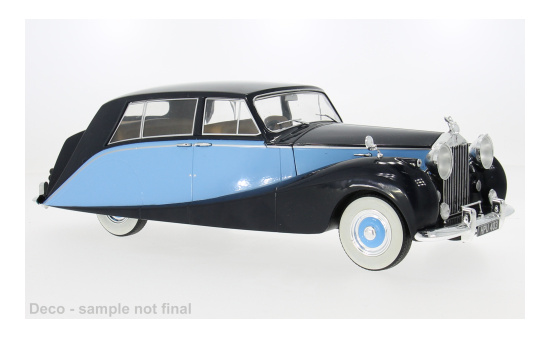 MCG MCG18051 Rolls Royce Silver Wraith Empress by Hooper - schwarz , hellblau - Vorbestellung 1:18