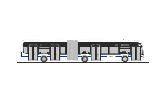 Rietze 77645 Mercedes-Benz eCitaro G Zugerland Verkehrsbetriebe (CH), 1:87 - Vorbestellung 