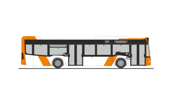 Rietze 73466 Mercedes-Benz Citaro '15 V-Bus Lampertheim, 1:87 - Vorbestellung 