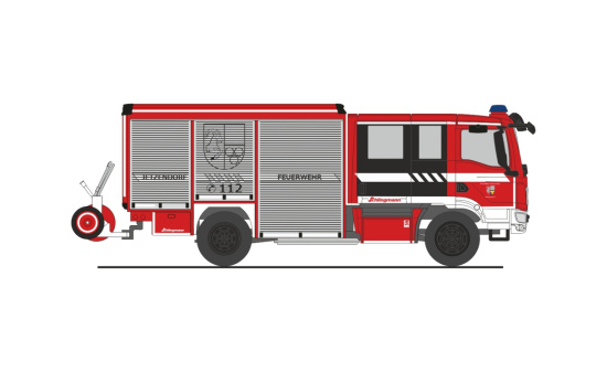 Rietze 72980 Schlingmann Varus MAN HLF FW Jetzendorf, 1:87 - Vorbestellung 