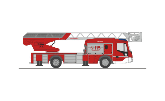 Rietze 71104 Magirus DLK 32 n.B. Vigili del Fuoco (IT), 1:78 - Vorbestellung 