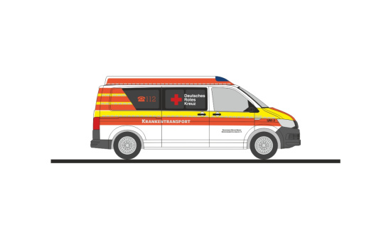Rietze 53923 Volkswagen T6 DRK KV Zollernalb, Balingen, 1:87 - Vorbestellung 