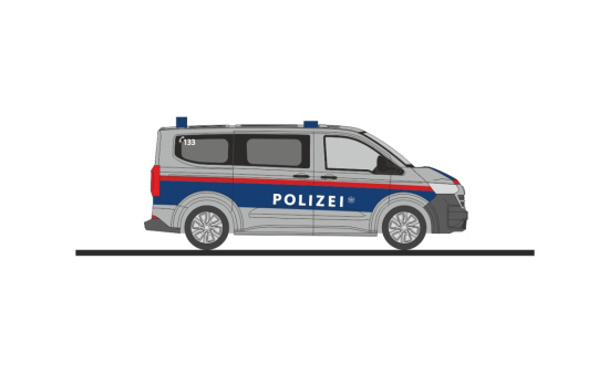 Rietze 52100 Volkswagen Transporter T7 Bus KR Polizei (AT), 1:87 - Vorbestellung 
