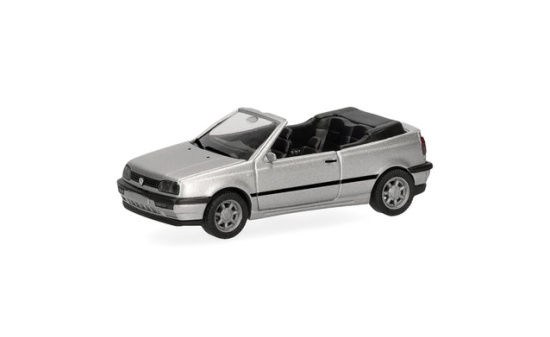 Herpa 031547-002 Volkswagen (VW) Golf III Cabrio, titansilbermetallic - Vorbestellung 1:87