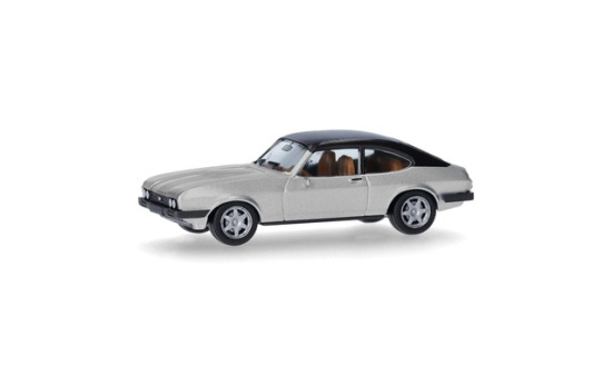 Herpa 430807-003 Ford Capri Vinyldach, stratossilber - Vorbestellung 1:87