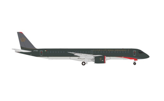 Herpa 539272 Royal Jordanian Airlines Embraer E195-E2 JY-REA - Vorbestellung 1:500