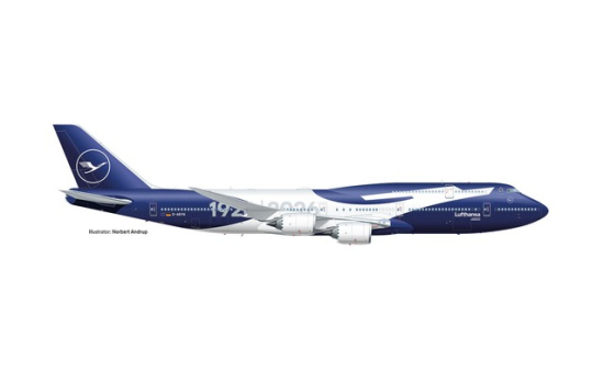 Herpa 539500 Lufthansa Boeing 747-8 Intercontinental 