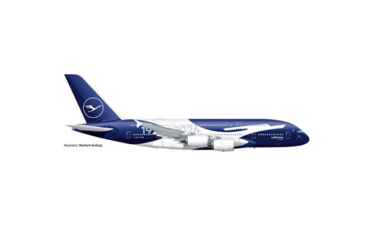 Herpa 615099 Lufthansa Airbus A380 