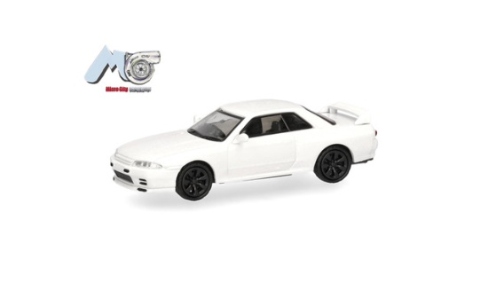 Micro City 87MC000102 MicroCity: Nissan Skyline GTR32, weiß - Vorbestellung 1:87