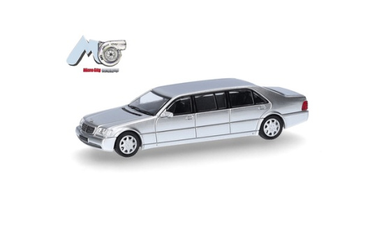 Micro City 87MC000106 MicroCity: Mercedes-Benz S600 Pullmann, silber - Vorbestellung 1:87