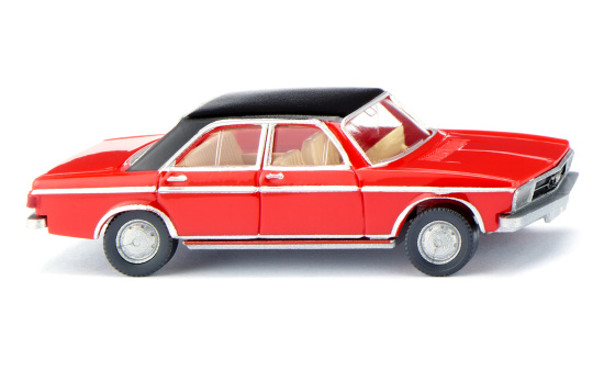 Wiking 012049 Audi 100 - verkehrsrot mit schwarzem Dach 1:87