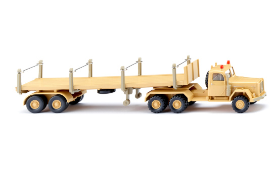 Wiking 051843 Rungensattelzug (Magirus Uranus) - sandgelb 1:87