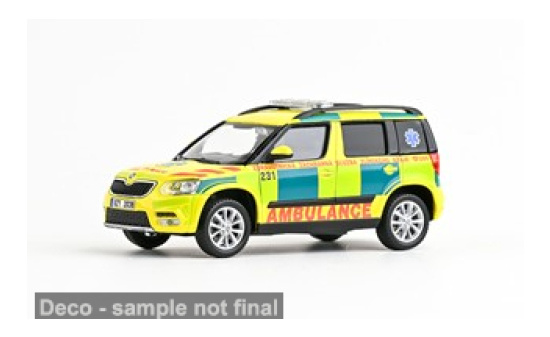 Abrex ABR143ABX-031XO16 Skoda Yeti FL - EMS Of Zlin Region - Vorbestellung 1:43