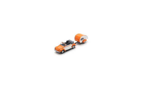 Schuco 451870010 VW Beetle Cabriolet m.Ah.ES Piccolo - Vorbestellung 1:87