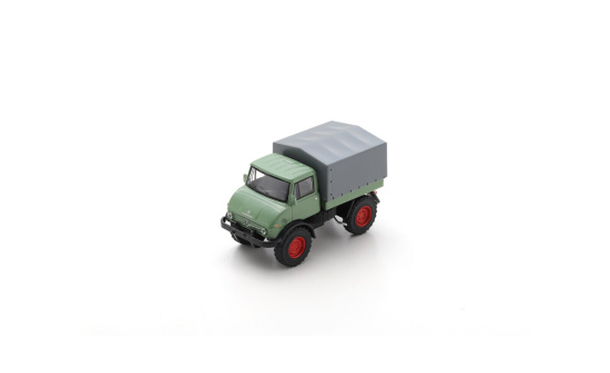 Schuco 451640021 MB Unimog U406 resedagrün/rot - Vorbestellung 1:64
