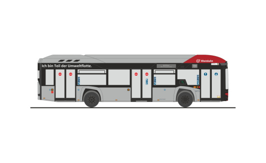 Rietze 77024 Solaris Urbino 12´19 Hydrogen Rheinbahn Düsseldorf, 1:87 - Vorbestellung 