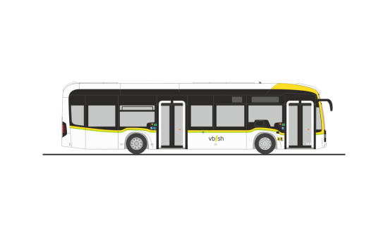 Rietze 75625 Mercedes-Benz eCitaro Verkehrsbetriebe Schaffhausen (CH), 1:87 - Vorbestellung 