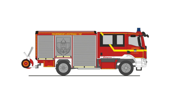 Rietze 72987 Schlingmann Varus MAN HLF FW Lichtenau, 1:87 - Vorbestellung 