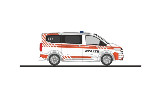 Rietze 52102 Volkswagen Transporter T7 Polizei (CH), 1:87 - Vorbestellung 