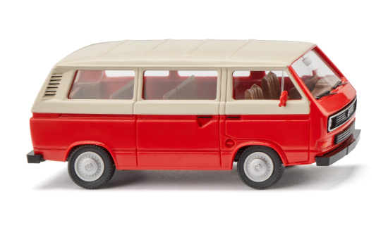 Wiking 029202 VW T3 Bus - rot/hellelfenbein 1:87
