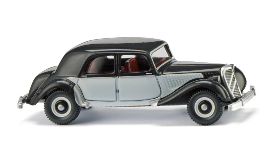 Wiking 082204 Citroën 15 SIX - schwarz/weiß 1:87
