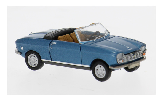 Brekina BRE29182 Peugeot 204 Cabriolet - blau (Metallic) 1:87